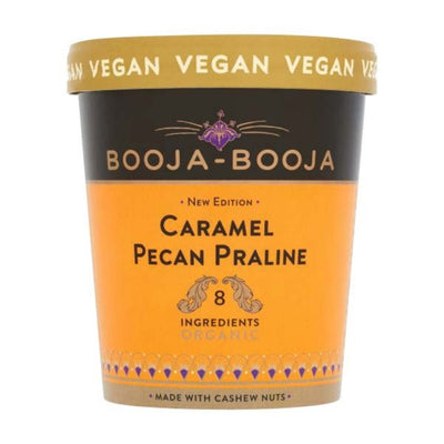 Booja-Booja Organic Ice Cream - Caramel Pecan Ice Cream 465ml