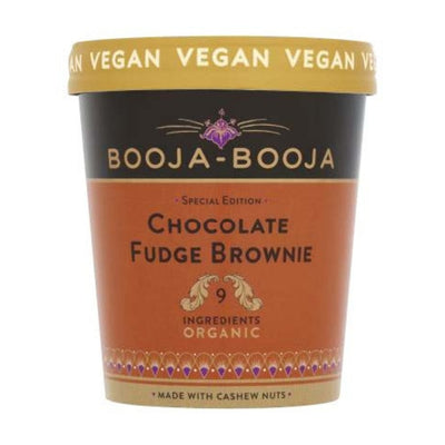 Booja-Booja Organic Ice Cream - Chocolate Fudge Brownie 465ml