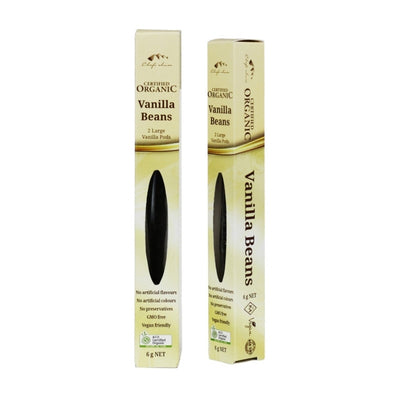 Chefs Choice Organic Vanilla Single Beans in Tube 6g