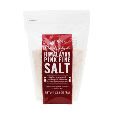 Chefs Choice Salt - Himalayan Pink Fine Pouch 1kg