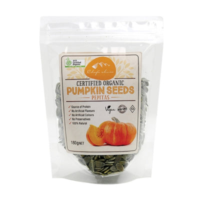 Chefs Choice Organic Seeds - Pumpkin Pepitas 180g