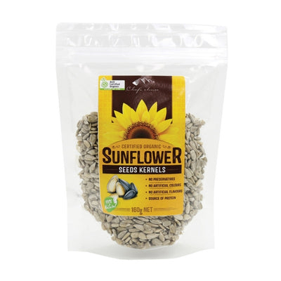 Chefs Choice Organic Seeds - Sunflower Kernels 160g