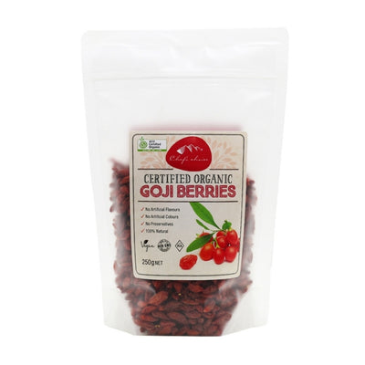Chefs Choice Organic Goji Berries 250g