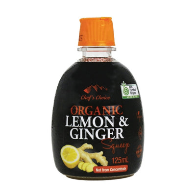 Chefs Choice Organic Juice - Lemon & Ginger 125ml