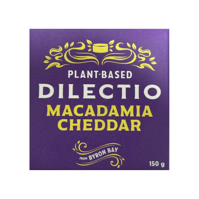 Dilectio Vegan Macadamia Cheddar 150g