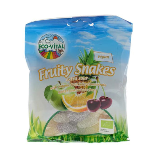 Eco Vital Sour Fruity Snakes 100g