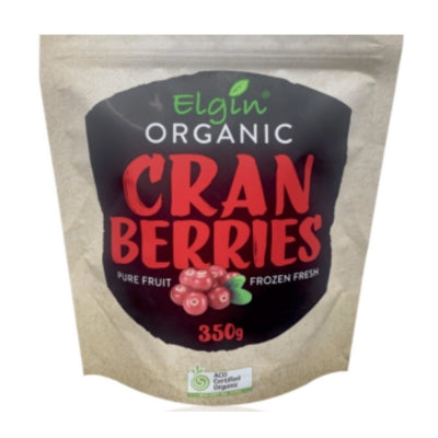 Elgin Organic Cranberries 350g