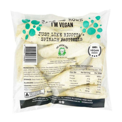 Green Lion Pastizzi - Just like Spinach & Ricotta 500g