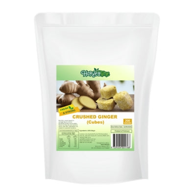 Harvestime Crushed Ginger Cubes 200g