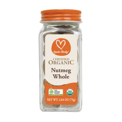 Lovin Body Herbs & Spices - Nutmeg Whole 75g