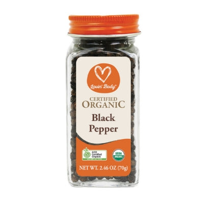Lovin Body Herbs & Spices - Pepper Black Whole 70g