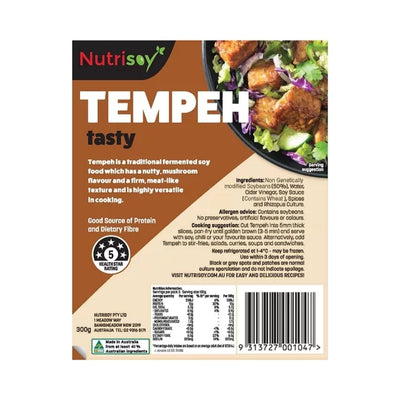 Nutrisoy Tempeh - Tasty Tempeh 300g