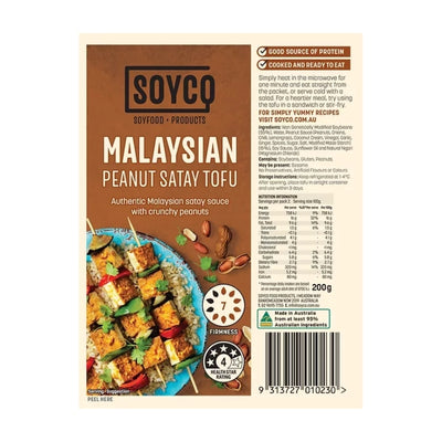Soyco Tofu - Malaysian Peanut Satay Tofu 200g